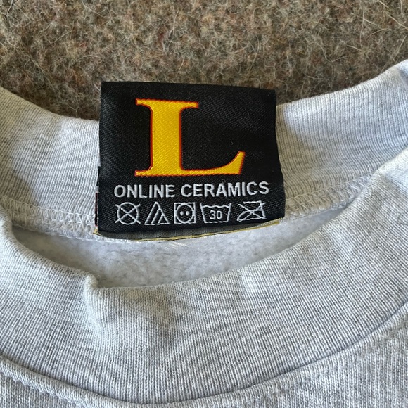 Online Ceramics Gray Graphic Sweater - Picture 2 of 4
